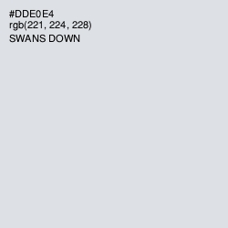 #DDE0E4 - Swans Down Color Image